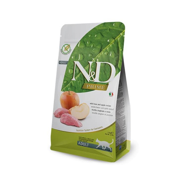 Farmina N&D cat PRIME (GF) adult, boar & apple 1,5 kg